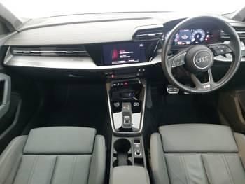 Used Audi A3 S-Line 110 HP (80 kW) 2023 White Sedan