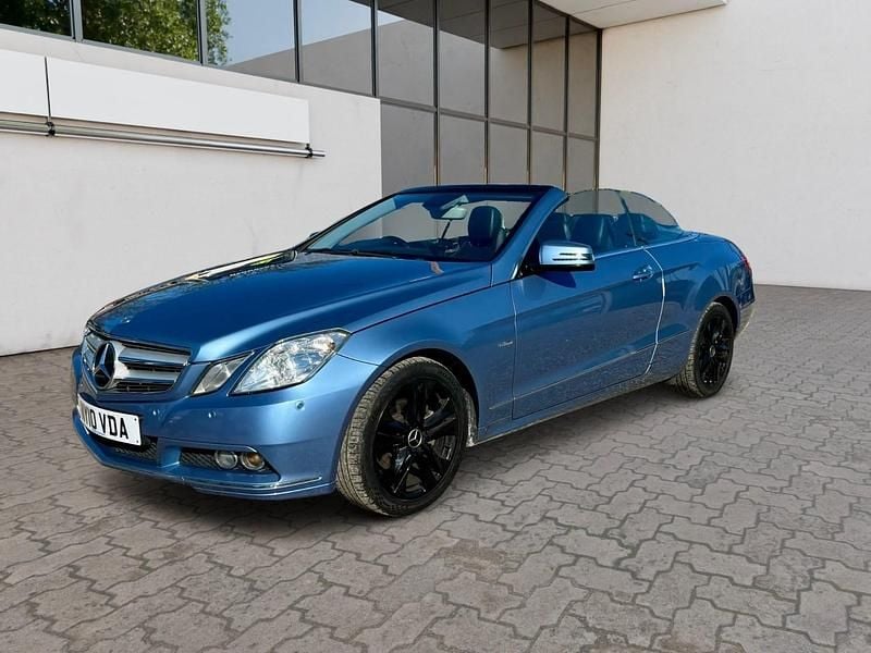 Used Mercedes E250 SE 2010 Blue Cabriolet