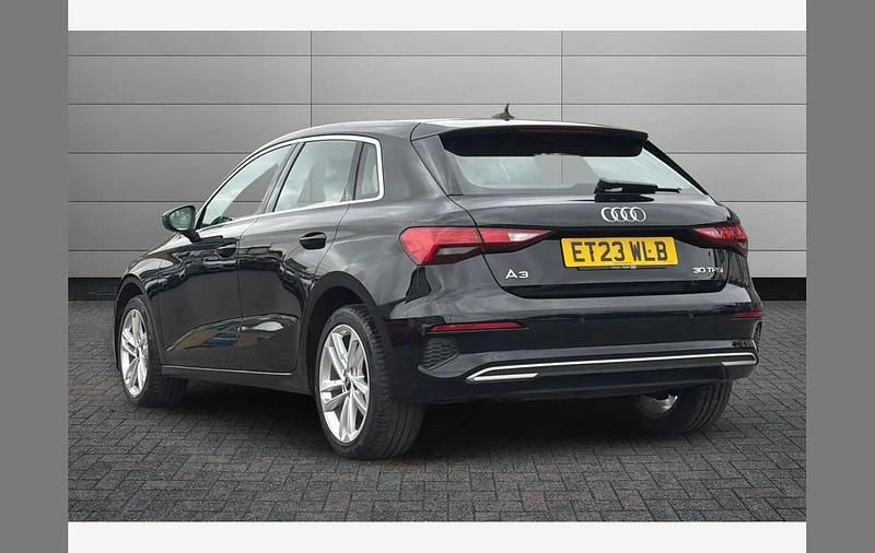 Used Audi A3 Sport 110 HP (80 kW) 2023 Brilliant black Sedan