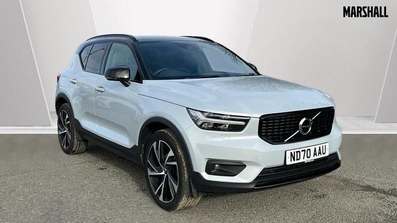 Silver Used 2020 Volvo XC40 R-Design Pro SUV | £21,946 (Fair price) - Image 1/4