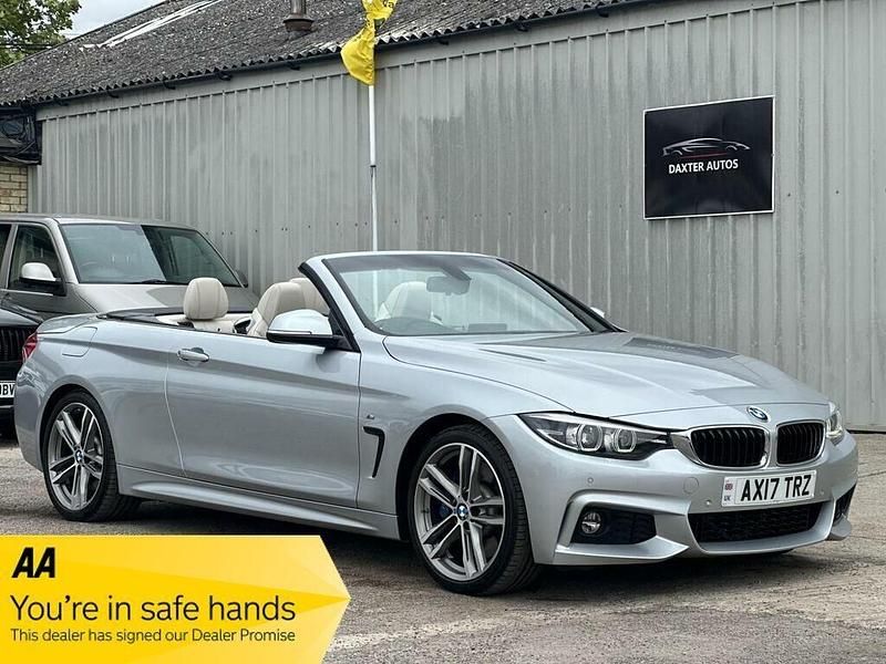Silver Used 2017 BMW 430 Cabriolet M Sport Cabriolet | £20,490 (Fair price) - Image 1/2