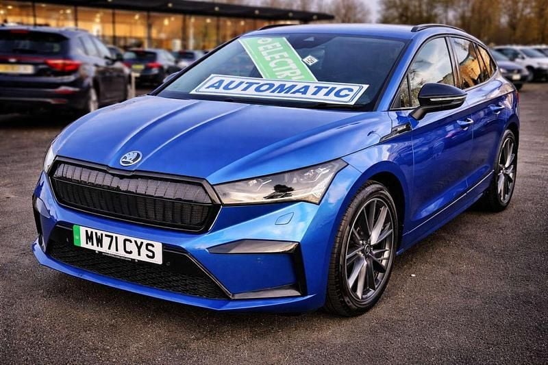 Used Skoda Enyaq iV SportLine 194 kW (265 HP) 2022 Blue SUV