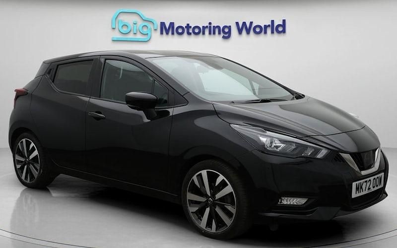 Black Used 2022 Nissan Micra Tekna Hatchback | £12,800 (Fair price) - Image 1/4