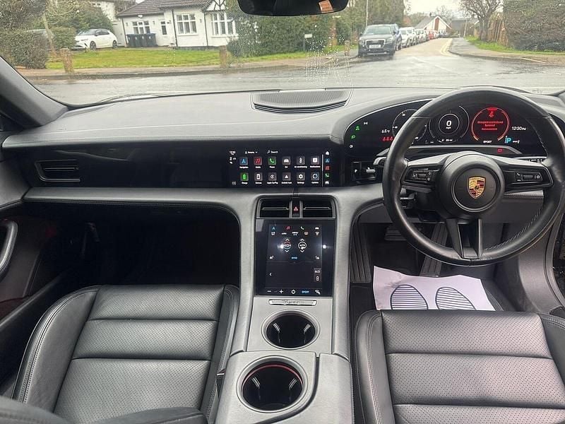 Used Porsche Taycan Performance Package 350 kW (476 HP) 2021 Black Sedan