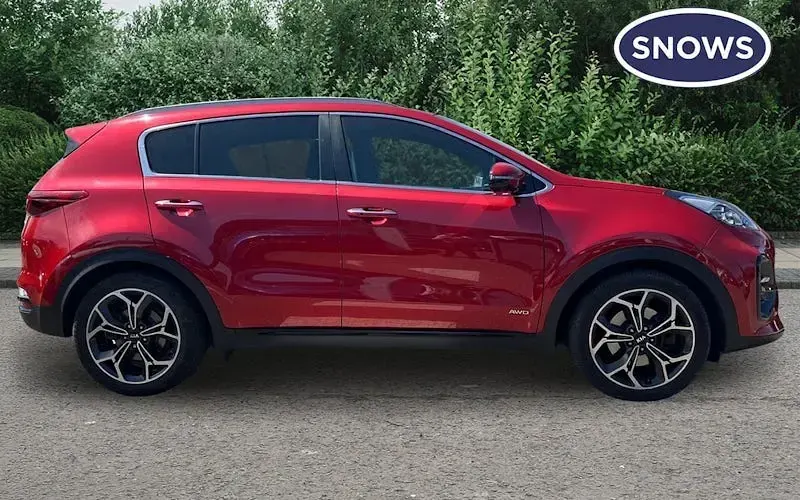 Used Kia Sportage GT-Line S 136 HP (100 kW) 2021 Red SUV