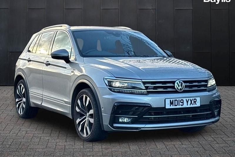 Silver Used 2019 VW Tiguan R-line SUV | £19,949 (Good price) - Image 1/1