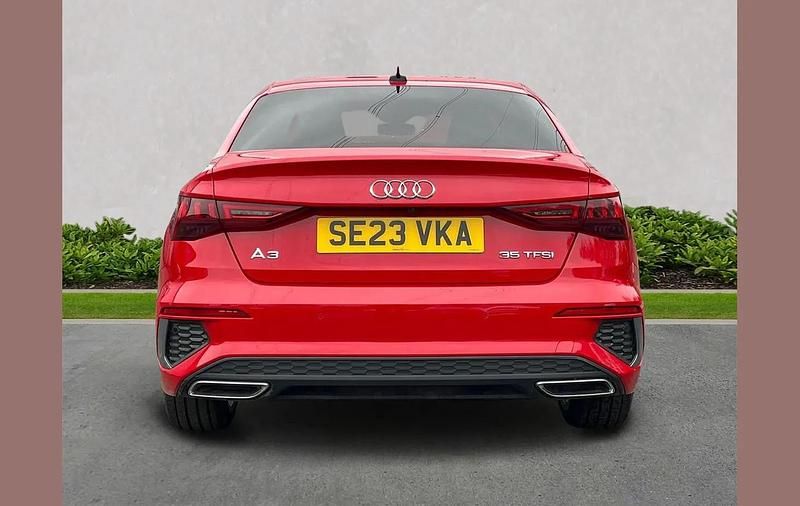 Used Audi A3 S-Line 150 HP (110 kW) 2023 Red Sedan