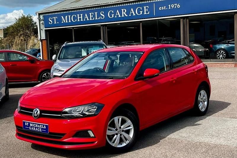 Red Used 2018 VW Polo SE Hatchback | £12,995 (Fair price) - Image 1/1