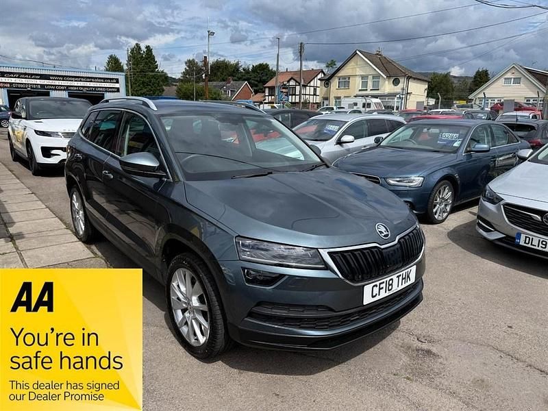 Grey Used 2018 Skoda Karoq SE L SUV | £11,995 (Good price) - Image 1/4