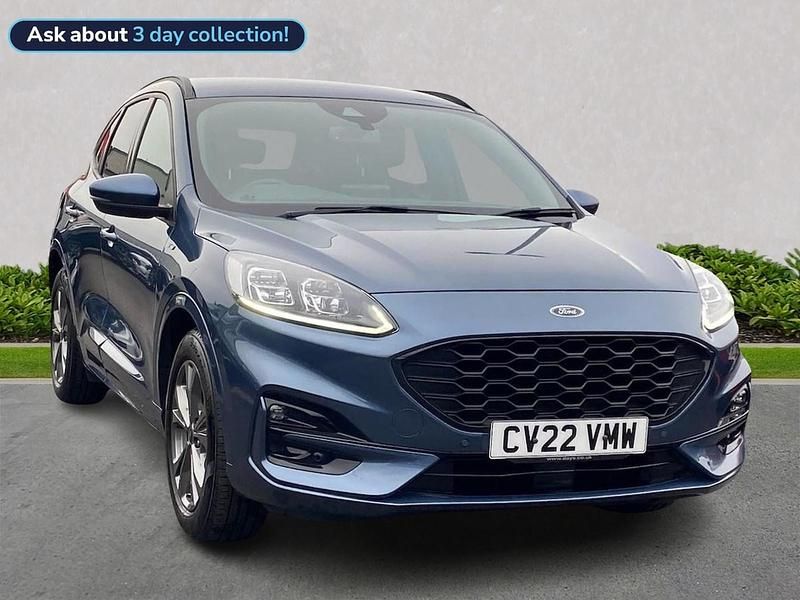 Blue Used 2022 Ford Kuga ST-Line SUV | £18,999 (Fair price) - Image 1/4