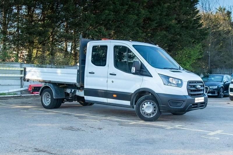 Used Ford Transit 130 HP (95 kW) 2021 White Cabriolet