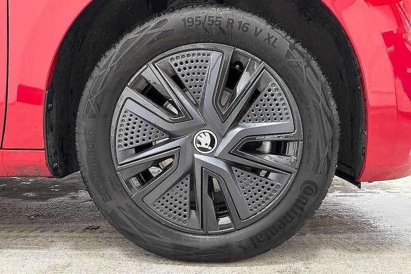 Used Skoda Fabia Design Edition 113 HP (83 kW) 2025 Velvet red metallic black magic pearl effect Hatchback