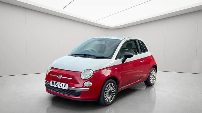 Used Fiat 500 Pop 69 HP (50 kW) 2012 White/red Hatchback