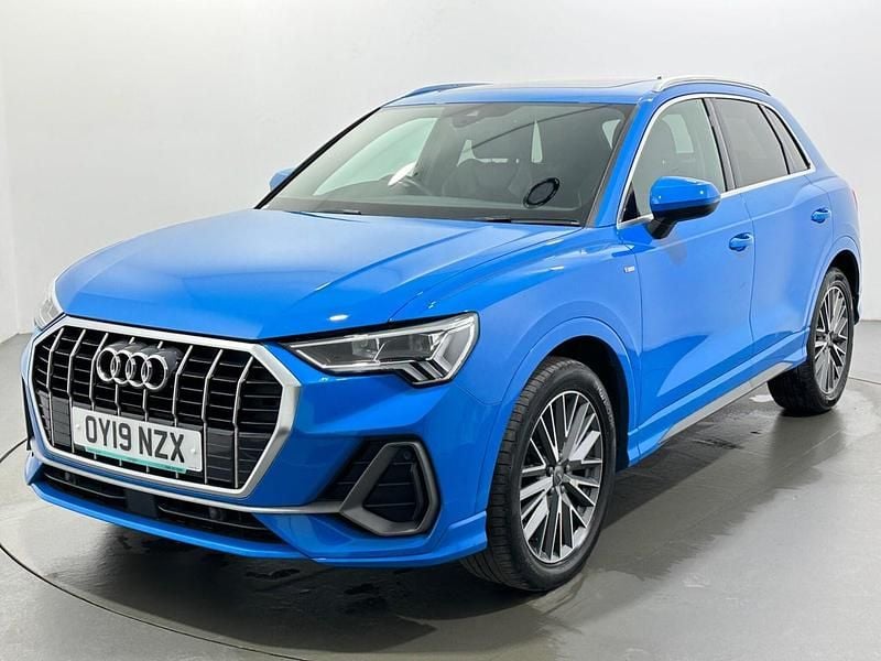 Used Audi Q3 S-Line 150 HP (110 kW) 2019 Blue SUV