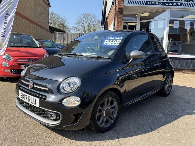 Used Fiat 500 S 69 HP (50 kW) 2017 Black Hatchback