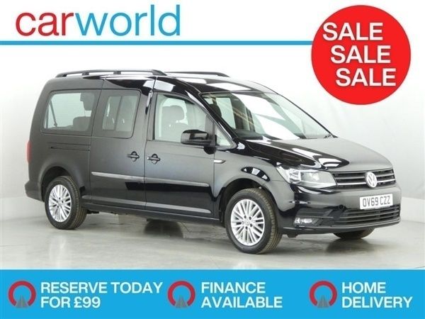 Black Used 2019 VW Caddy Maxi S MPV | £18,700 (Fair price) - Image 1/3