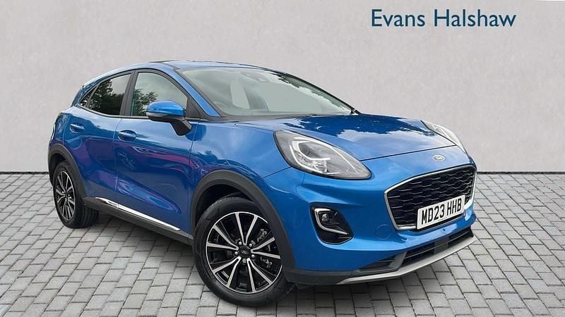 Blue Used 2023 Ford Puma Titanium SUV | £17,620 (Super price) - Image 1/4