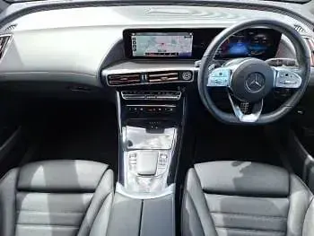 Used Mercedes EQC400 AMG line 300 kW (408 HP) 2024 Metallic paint hightech silver SUV