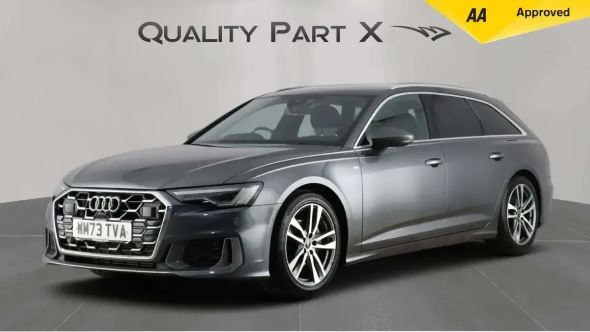 Begagnad Audi A6 S-Line 2024 Grå Kombi