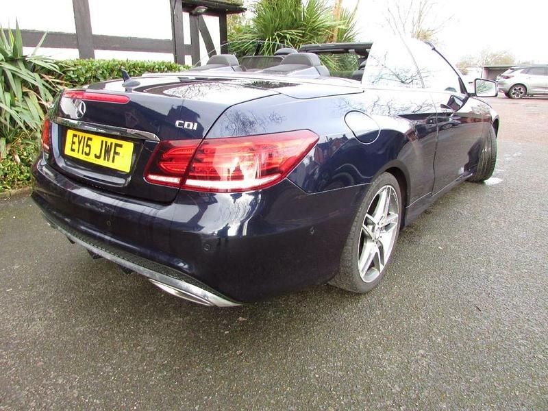 Used Mercedes E220 AMG 2015 Blue Cabriolet