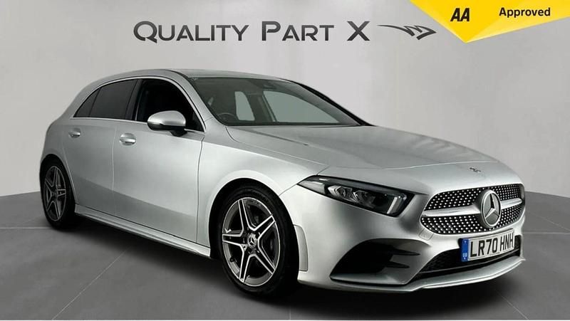 Silver Used 2020 Mercedes A200 AMG line Hatchback | £15,695 (Fair price) - Image 1/4