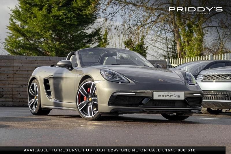 Used Porsche 718 Boxster 350 HP (257 kW) 2019 Grey Cabriolet