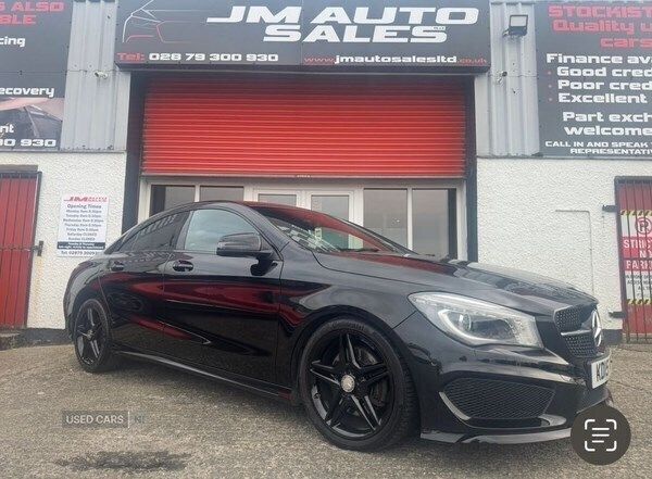 Black Used 2015 Mercedes CLA220 AMG Sedan | £11,495 (Fair price) - Image 1/4