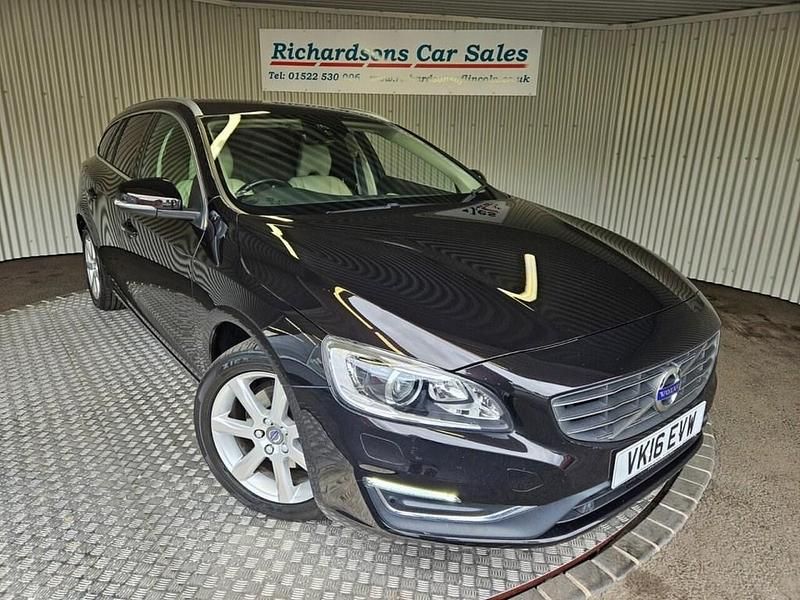 Black Used 2016 Volvo V60 SE Lux Estate | £12,500 (Fair price) - Image 1/4