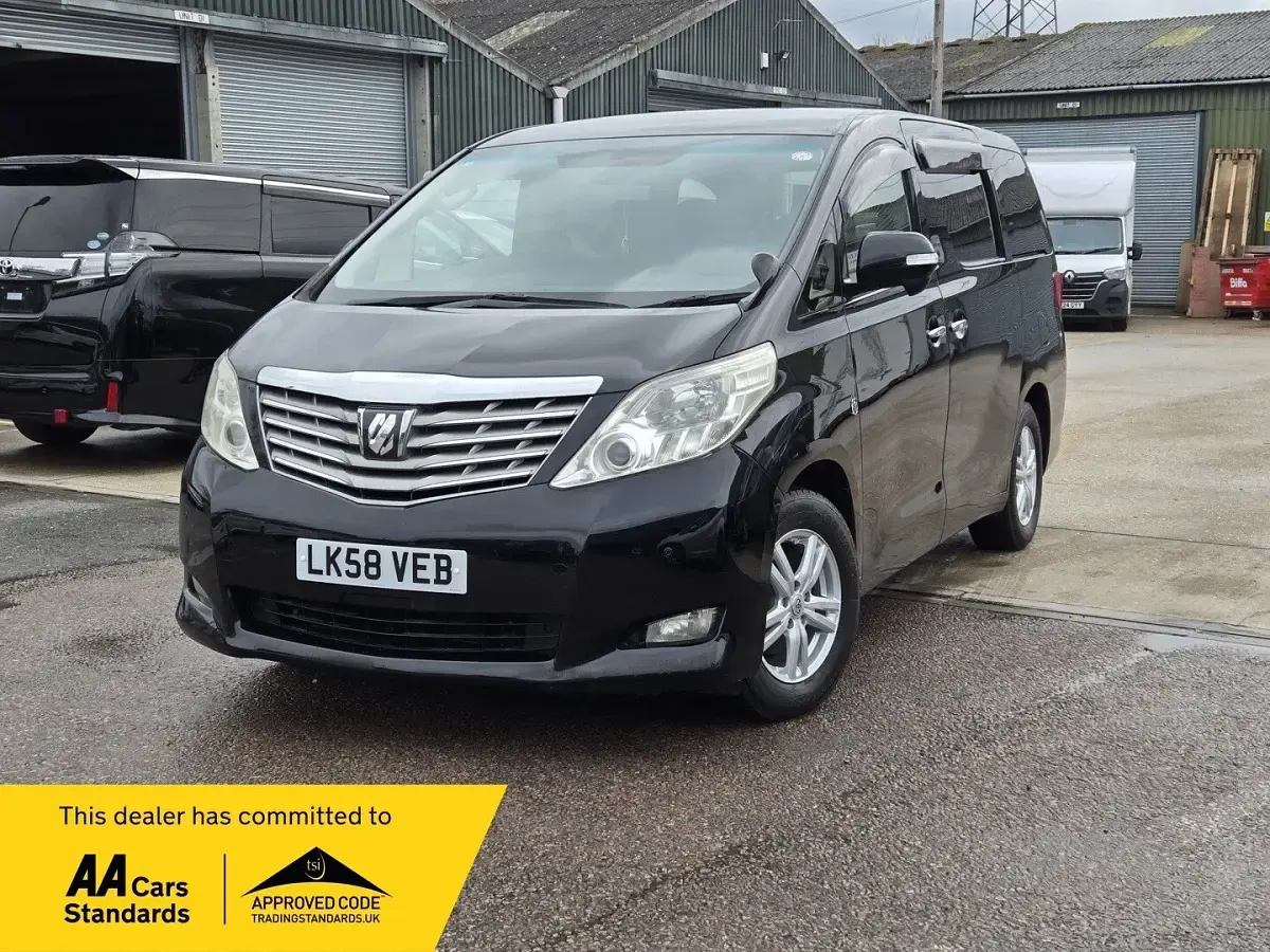 Used Toyota Alphard 2008 Black MPV