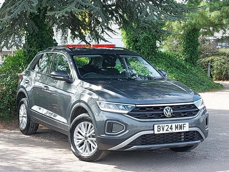 Grey Used 2024 VW T-Roc Life SUV | £23,298 (Fair price) - Image 1/4