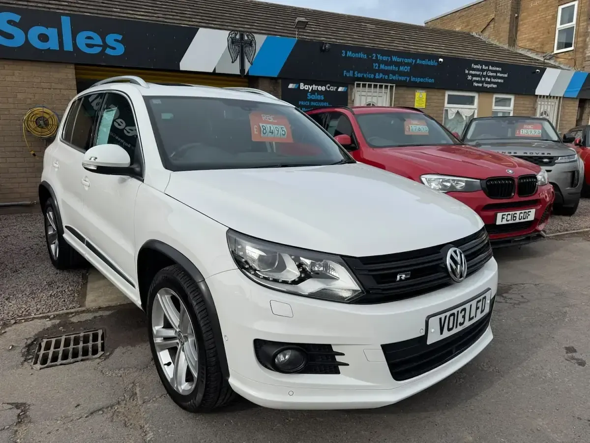 Used VW Tiguan R-line 170 HP (125 kW) 2013 White SUV