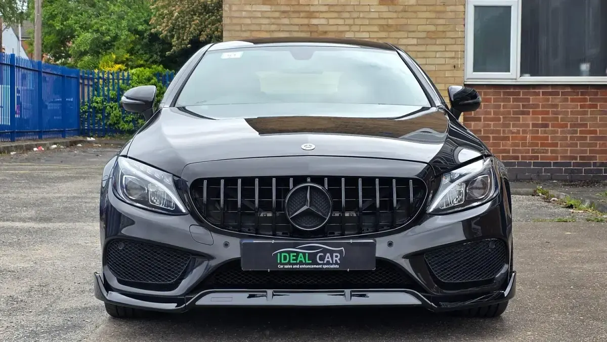 Used Mercedes C220 AMG line 2018 Black Coupe