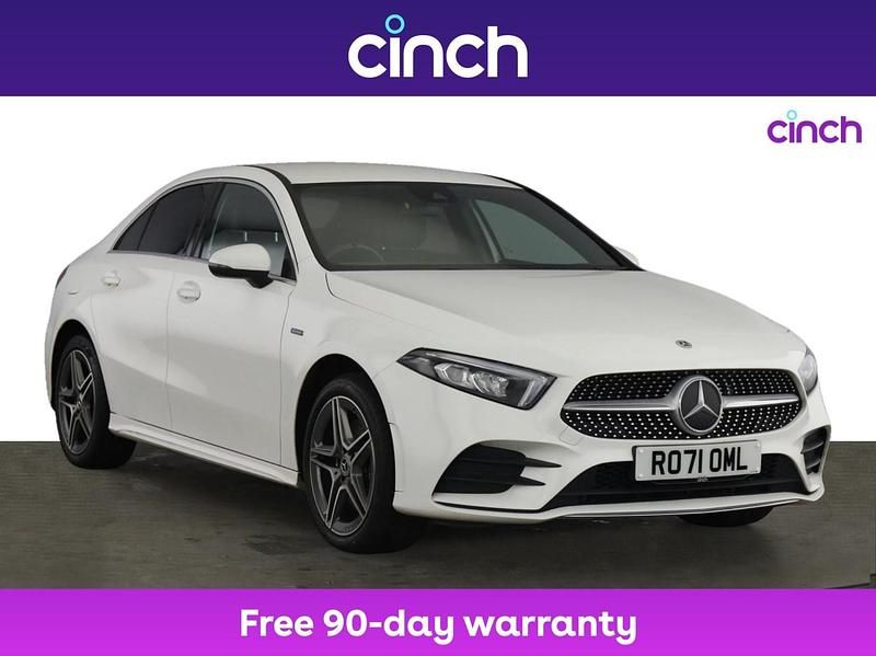 White Used 2021 Mercedes A250 AMG line Sedan | £17,599 (Fair price) - Image 1/3