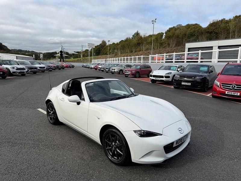 White Used 2018 Mazda MX5 Cabriolet | £15,750 (Expensive) - Image 1/4