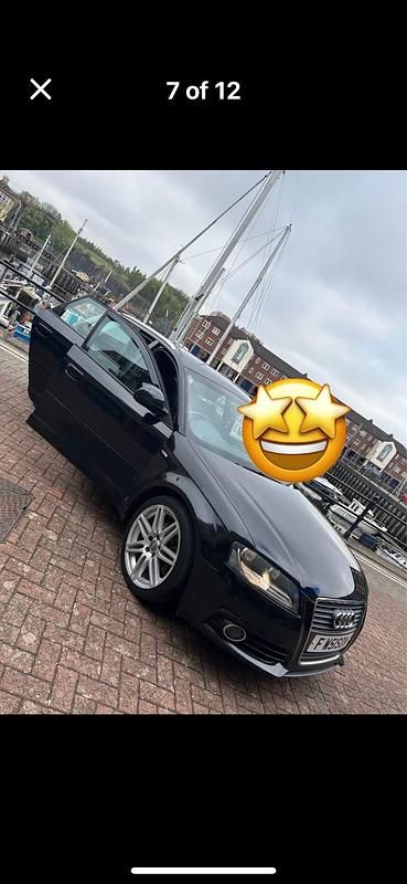 Black Used 2009 Audi A3 S-Line Hatchback | £2,499 (Fair price) - Image 1/4