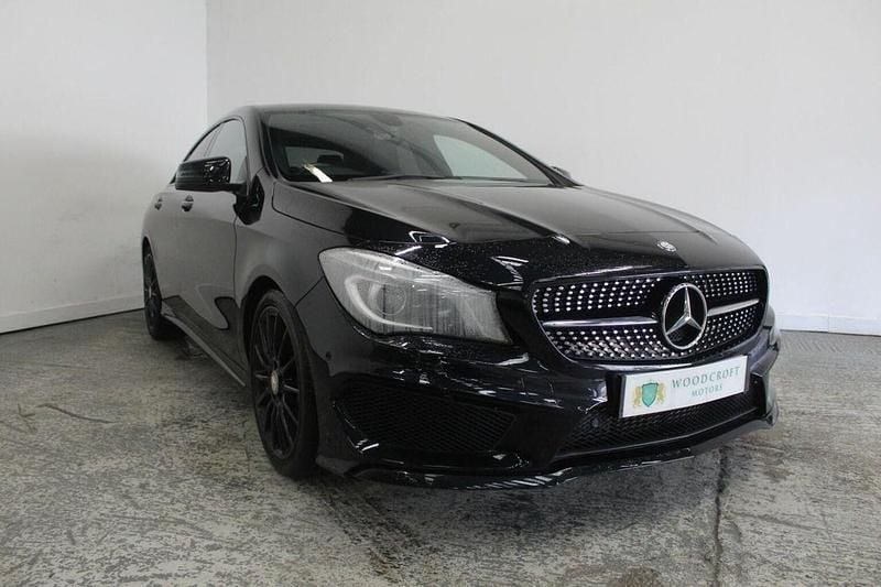 Black Used 2014 Mercedes CLA220 AMG Sedan | £10,995 (Fair price) - Image 1/3