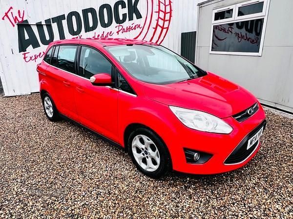 Used Ford Grand C-Max Zetec 2014 Red MPV