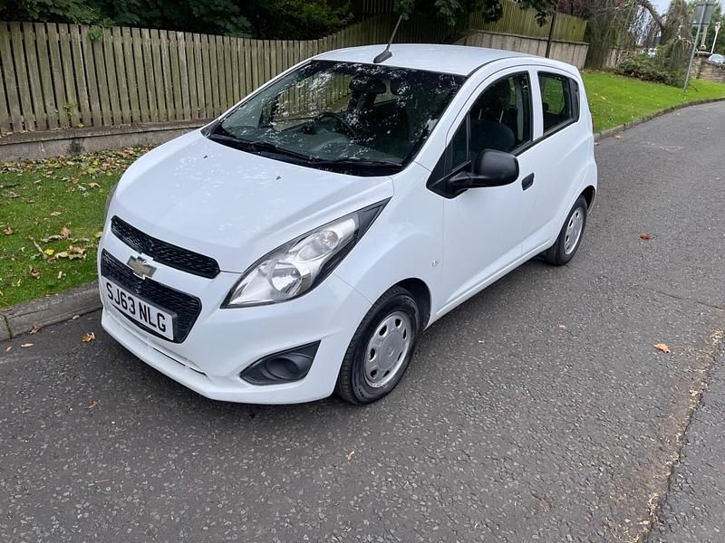 White Used 2013 Chevrolet Spark LS Hatchback | £1,895 (Fair price) - Image 1/4