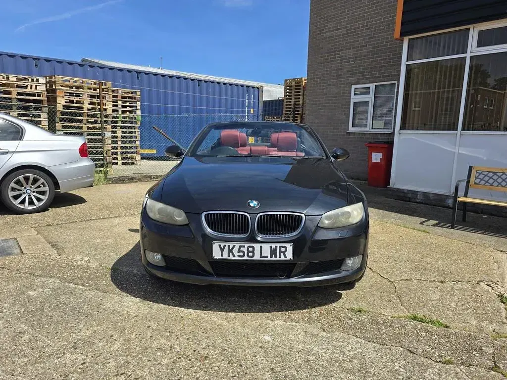 Used BMW 320 Cabriolet Basis 170 HP (125 kW) 2008 Black Cabriolet
