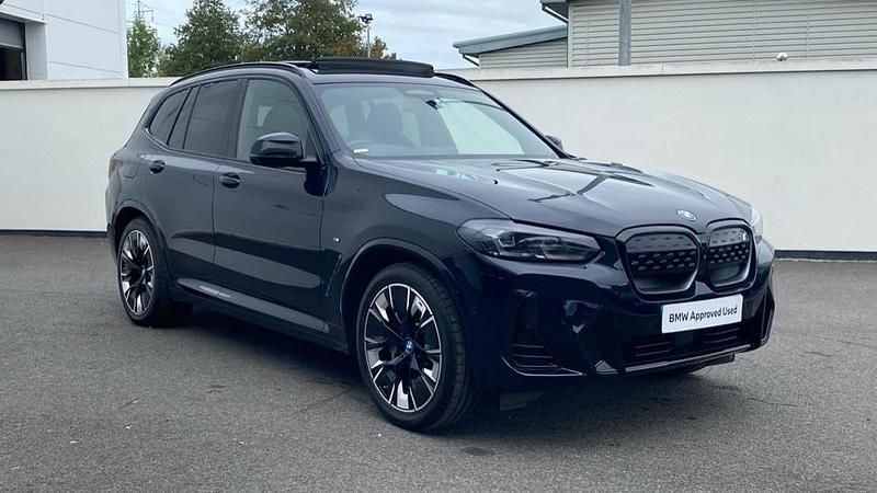 Black Used 2022 BMW iX3 M Sport SUV | £30,530 (Fair price) - Image 1/4