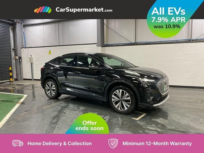 Black Used 2024 Audi Q4 e-tron Sport SUV | £30,997 - Image 1/4