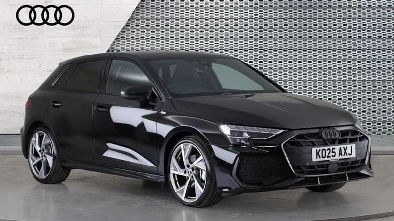 New Audi A3 Black Edition 150 HP (110 kW) 2025 Black Hatchback