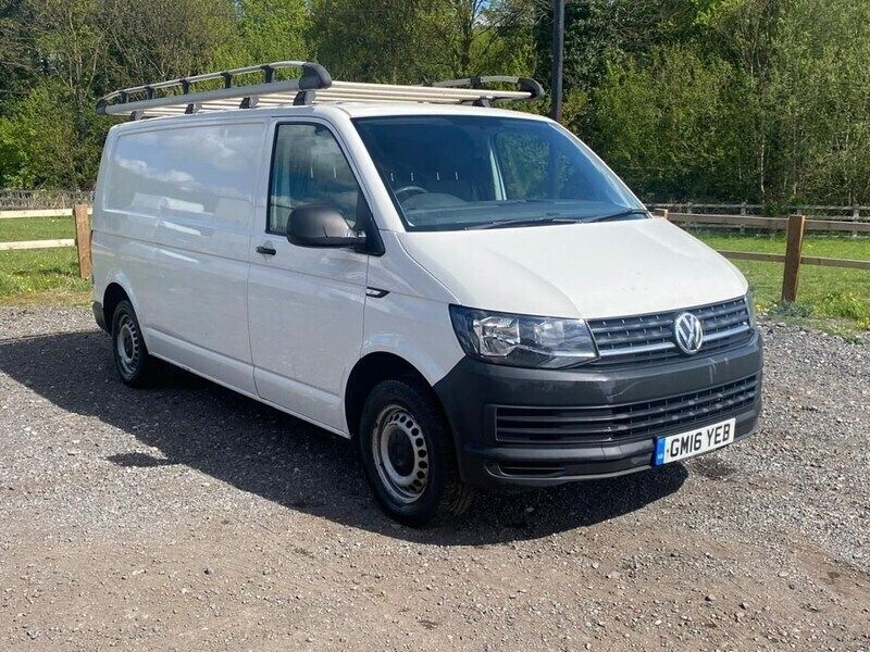 White Used 2016 VW T6 Startline Van | £5,295 - Image 1/2