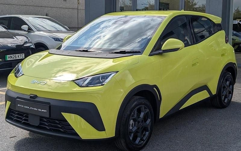 New BYD Dolphin Surf Boost 64 kW (88 HP) 2026 Lime green Hatchback