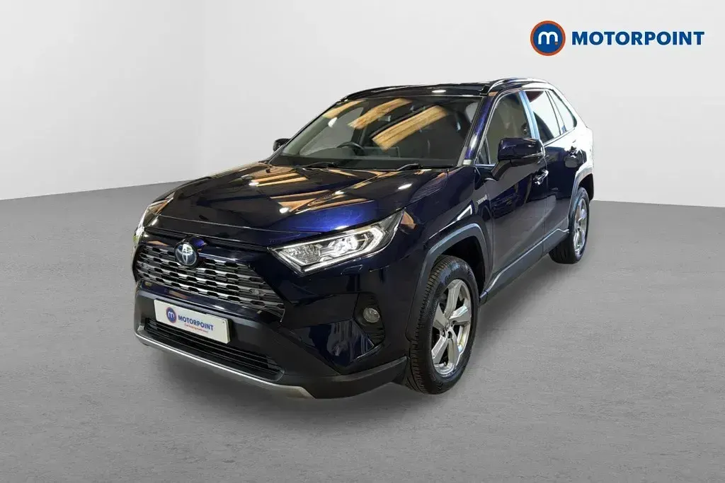 Begagnad Toyota RAV4 Hybrid 2020 Blå SUV