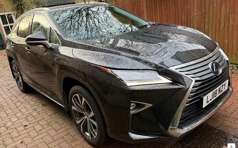 Black Used 2018 Lexus RX450h Luxury Line SUV | £25,495 (Fair price) - Image 1/4