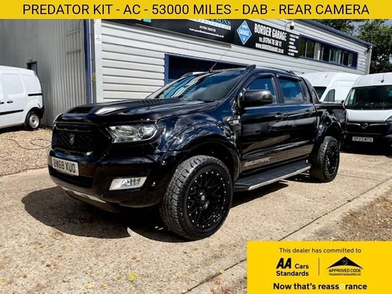 Black Used 2018 Ford Ranger Wildtrack Pickup | £16,990 (Super price) - Image 1/3