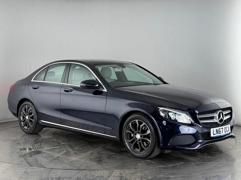 Blue Used 2017 Mercedes C200 Sedan | £13,050 (Good price) - Image 1/3