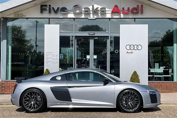 Silver Used 2018 Audi R8 Coupé Advanced Coupe | £80,290 (Good price) - Image 1/4