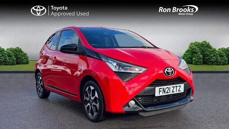 Red Used 2021 Toyota Aygo Trend Hatchback | £9,899 (Fair price) - Image 1/4